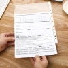 أكياس ملفات تحتوي على 11 ثقوب من البلاستيك مغلفة بأغطية واقية Specification image